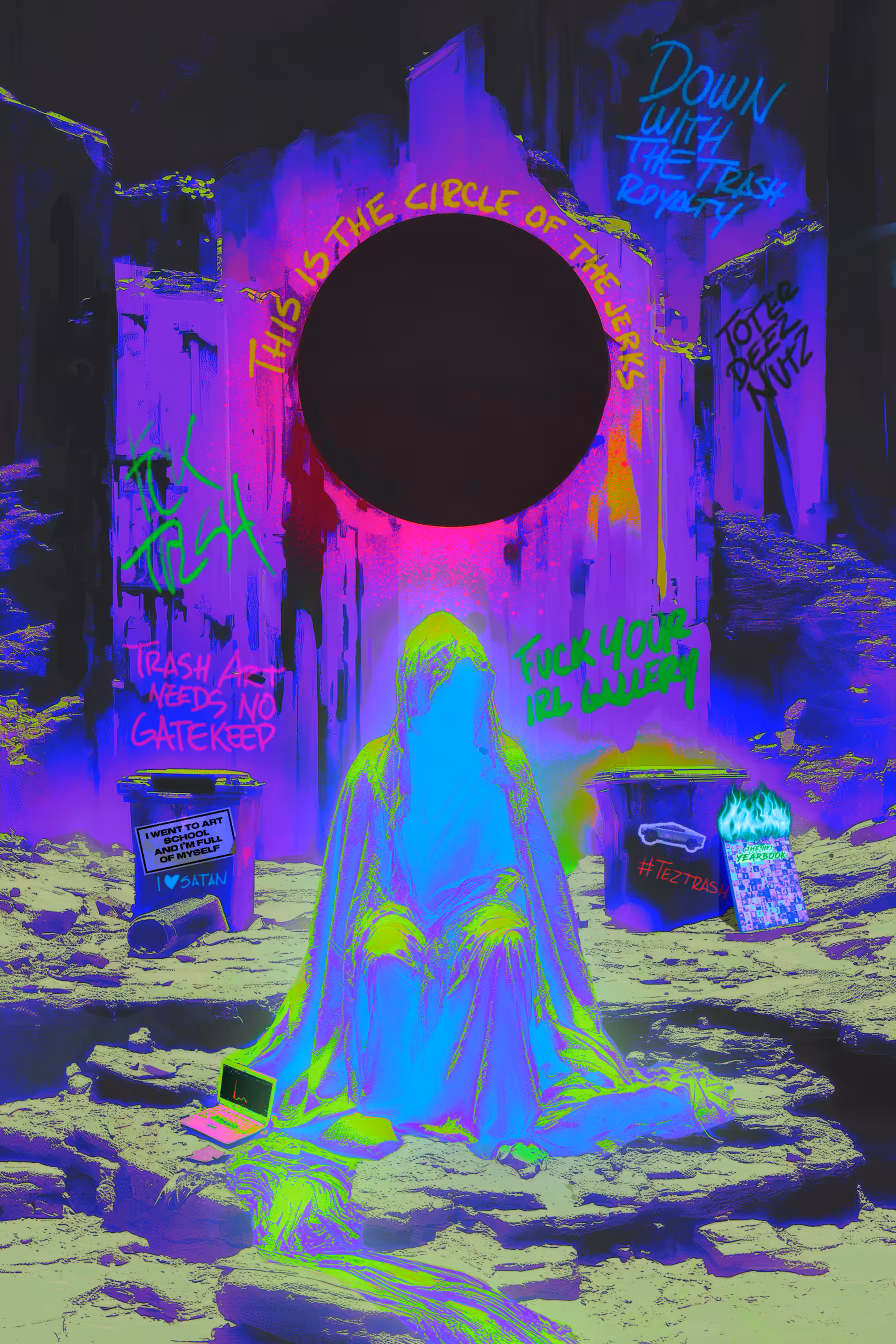 Is it still #TRASHART if it’s a critique to TRASHART?