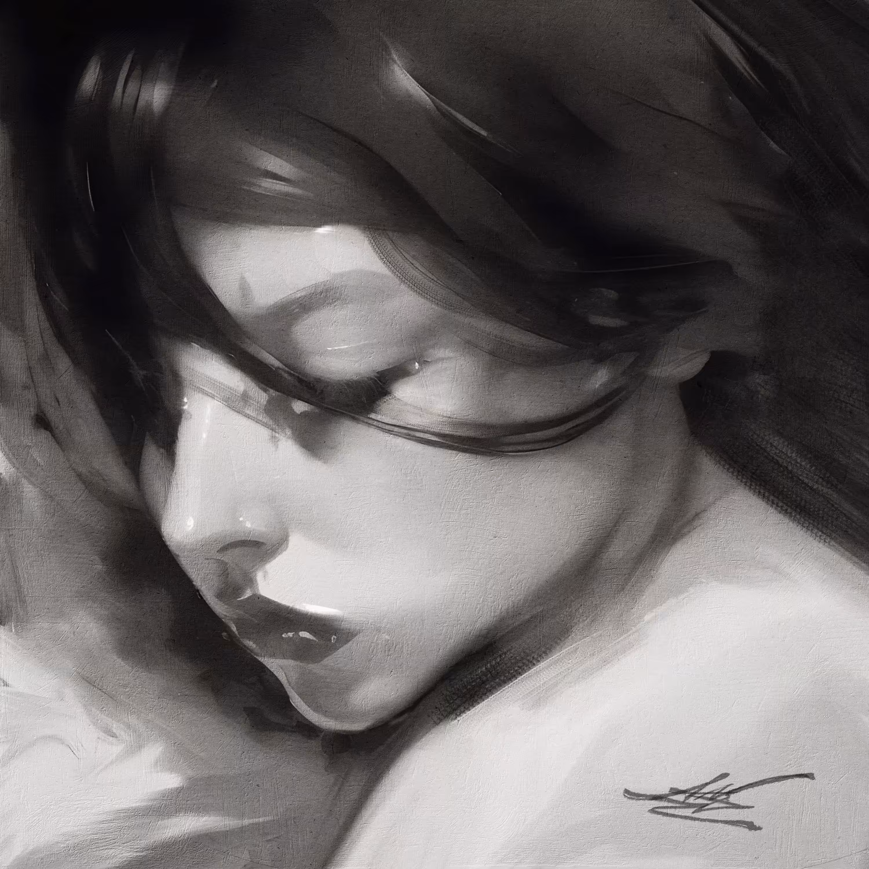 Etude in black and white tones