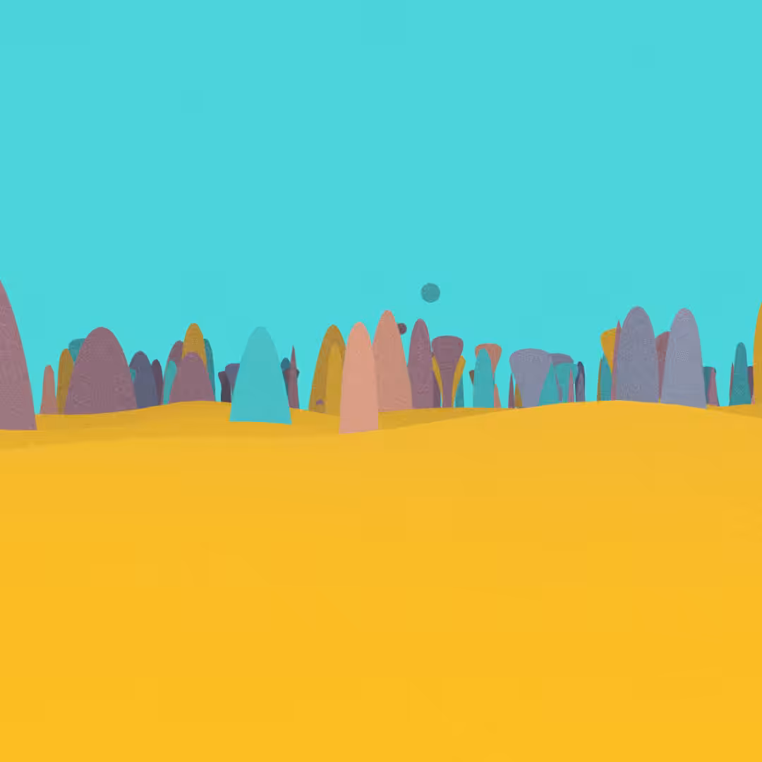 Abstract Environment - Planet Postcard  #9