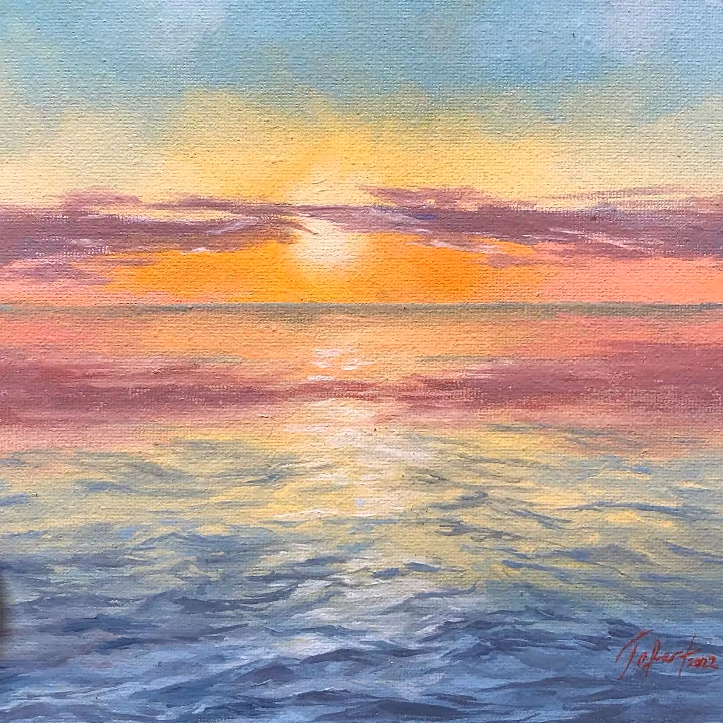 A warm sunset