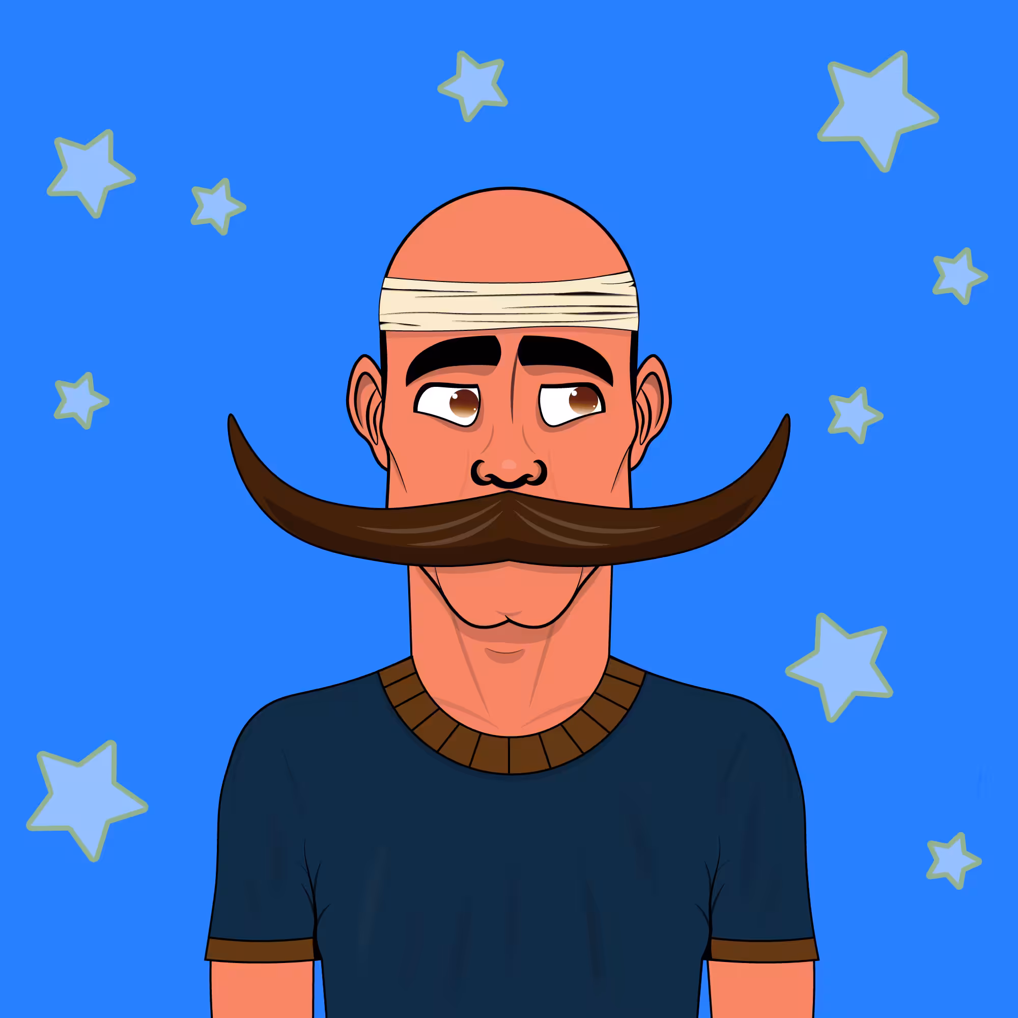 Mustachioed #71