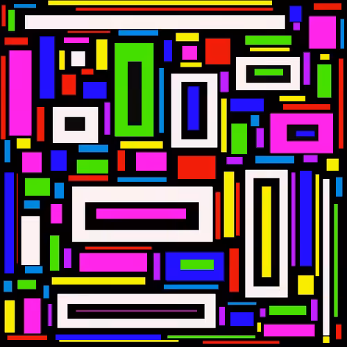 Completed FAN ART: Rectangles & Squares