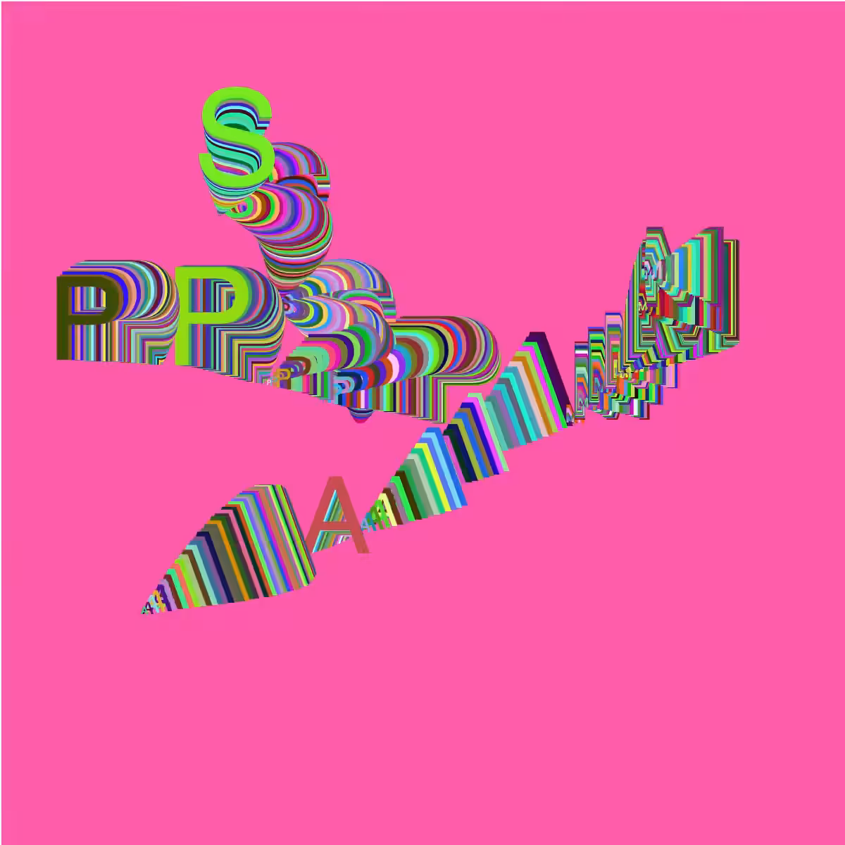 Spam Art Code p5.js