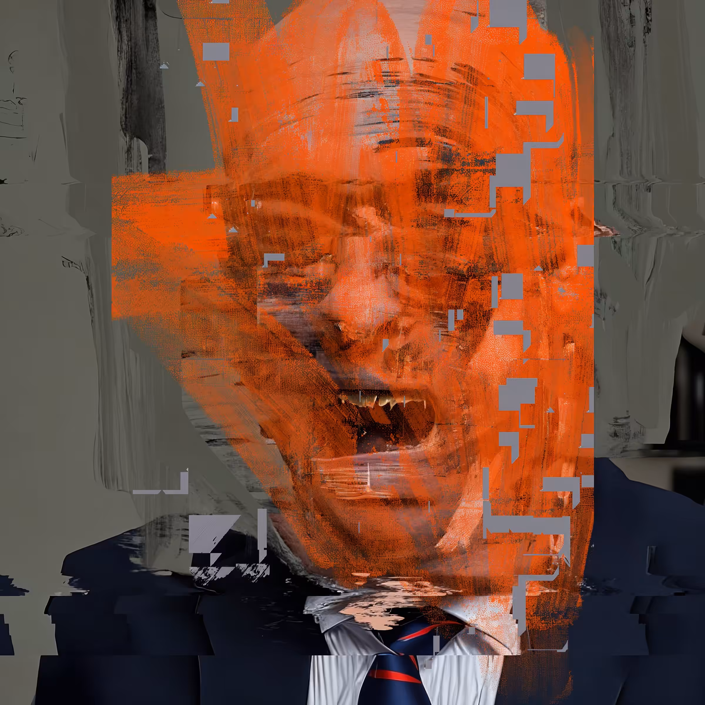 ANDROID PLAZA - Wall St Synthetic (Studies): Financier Portrait I