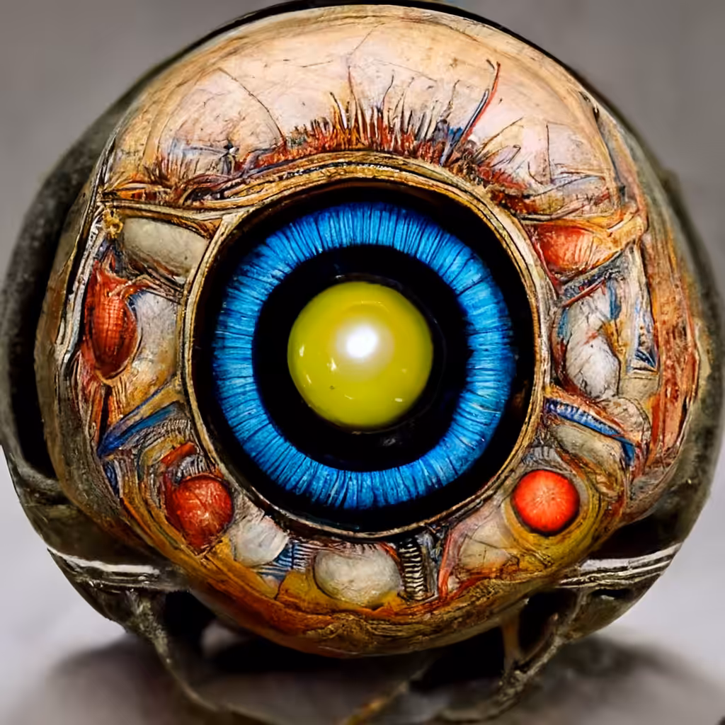 hyper realistic eye ball 