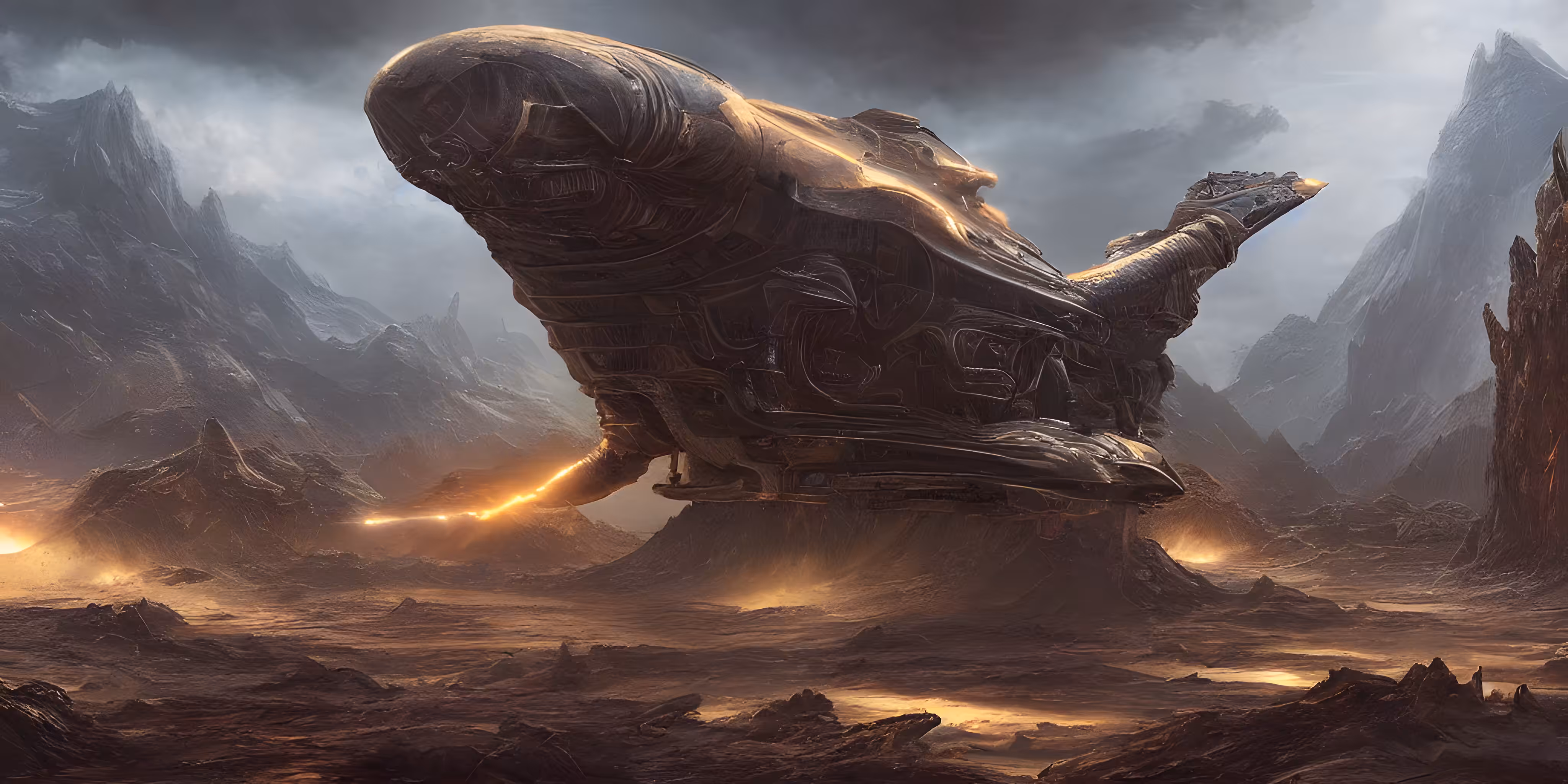 Post-apocalyptic alien world #1