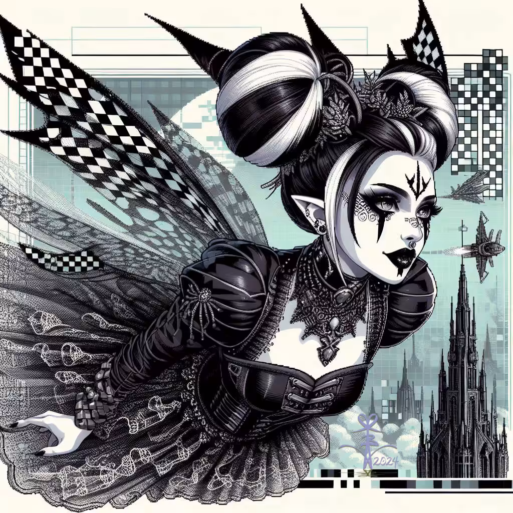 Neo-Baroque Shades: Darkwave Elegy
