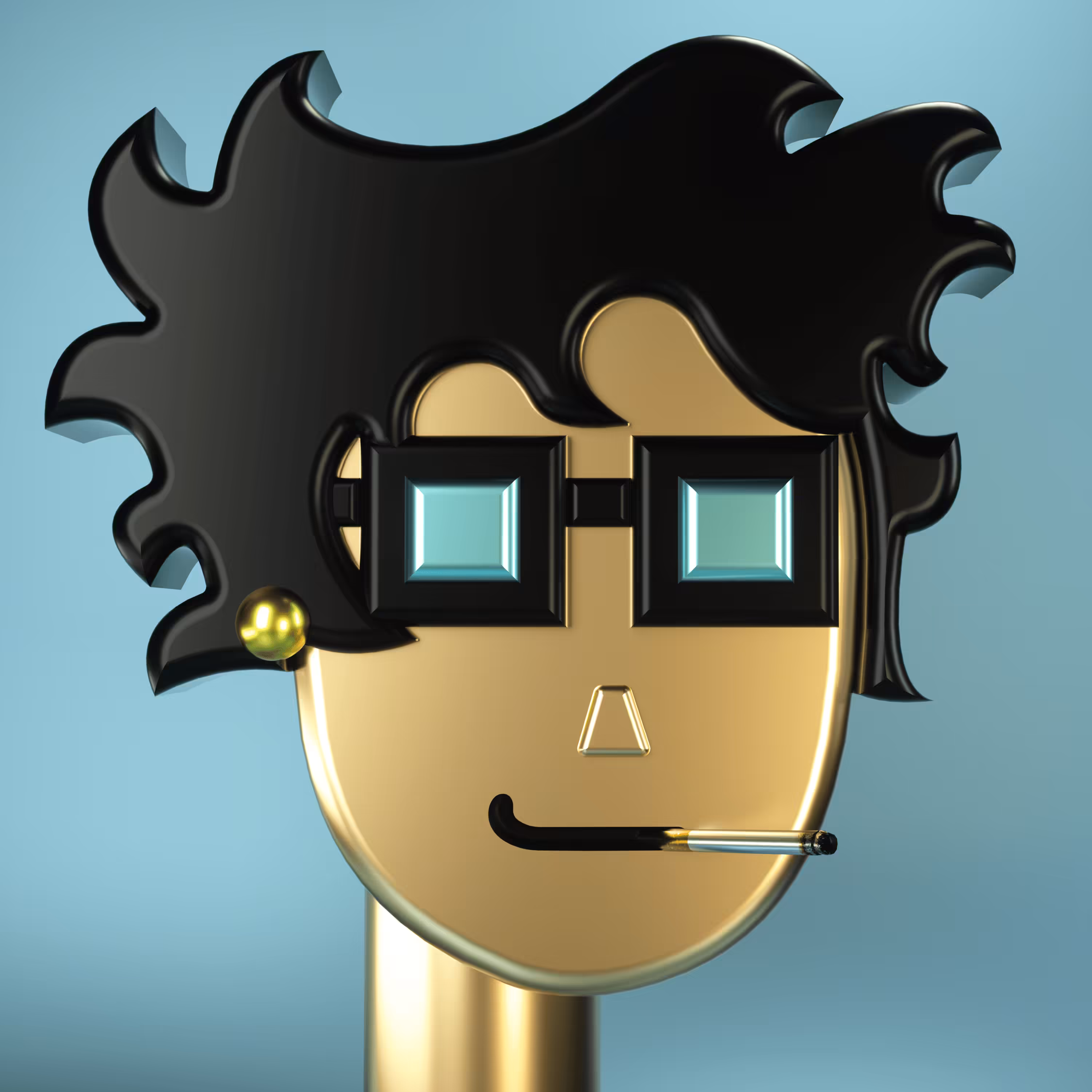 3D Chrome Punk #0004