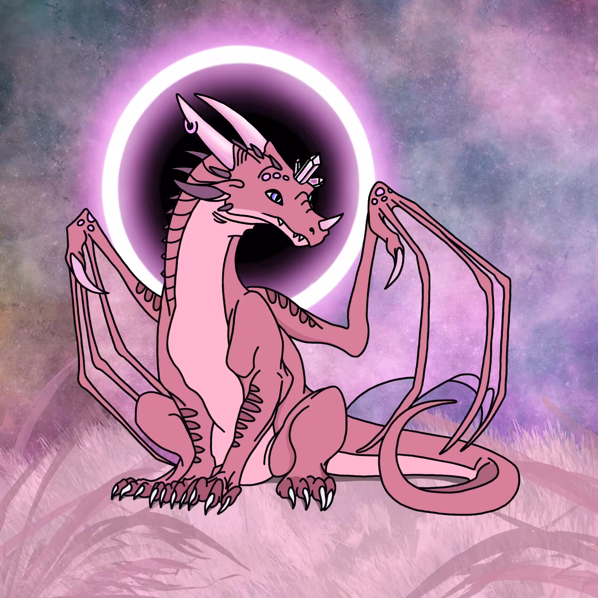 Rose Quartz Dragon