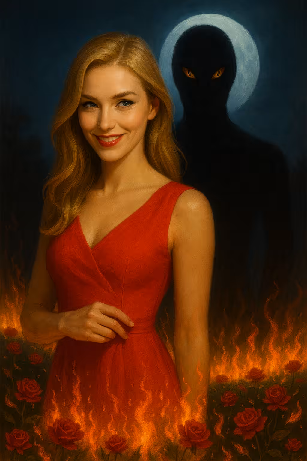 The Scarlet Masquerade of Glass and Flame