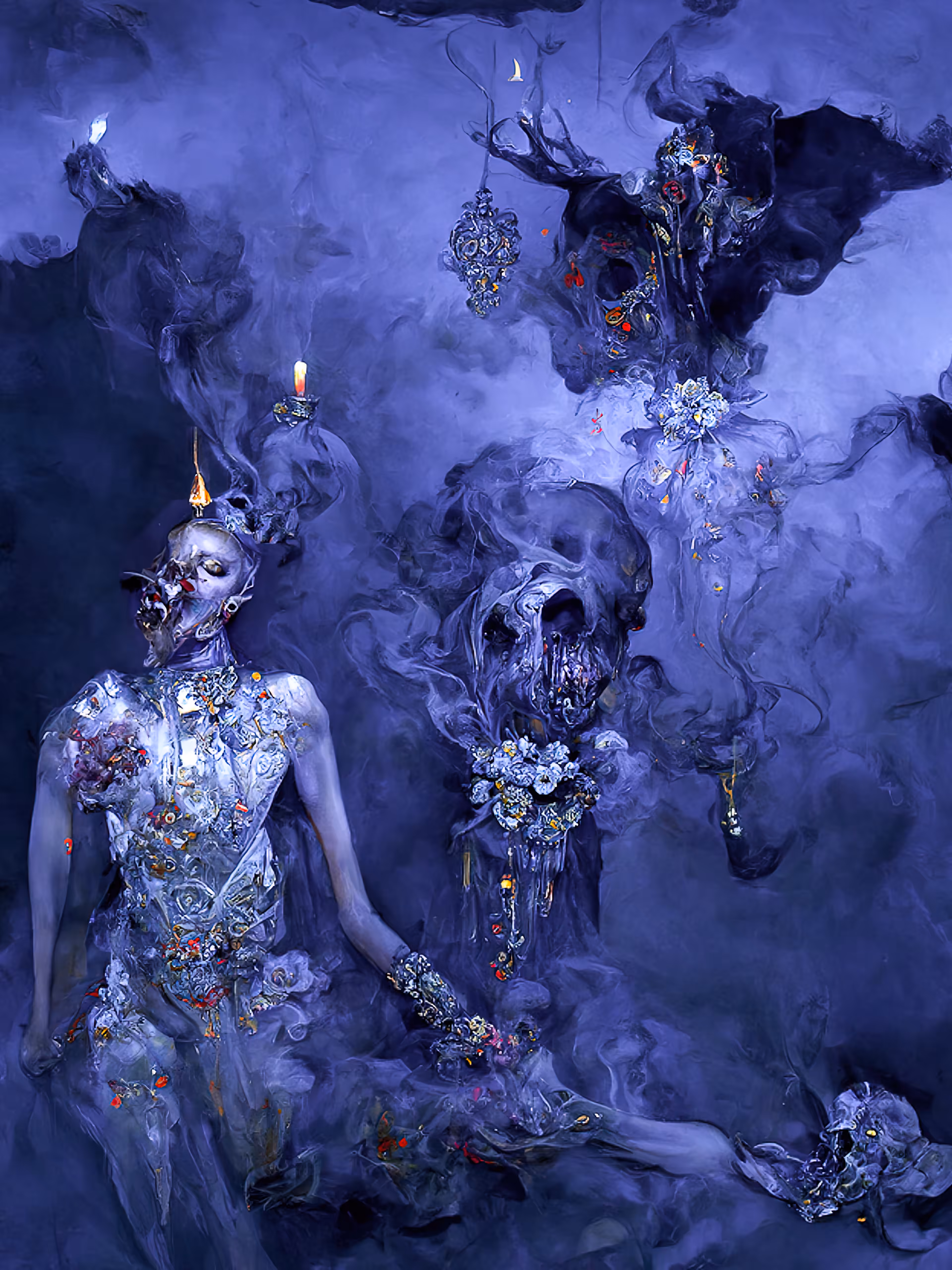 Portrait of a Lady in a Smoke-Filled Room