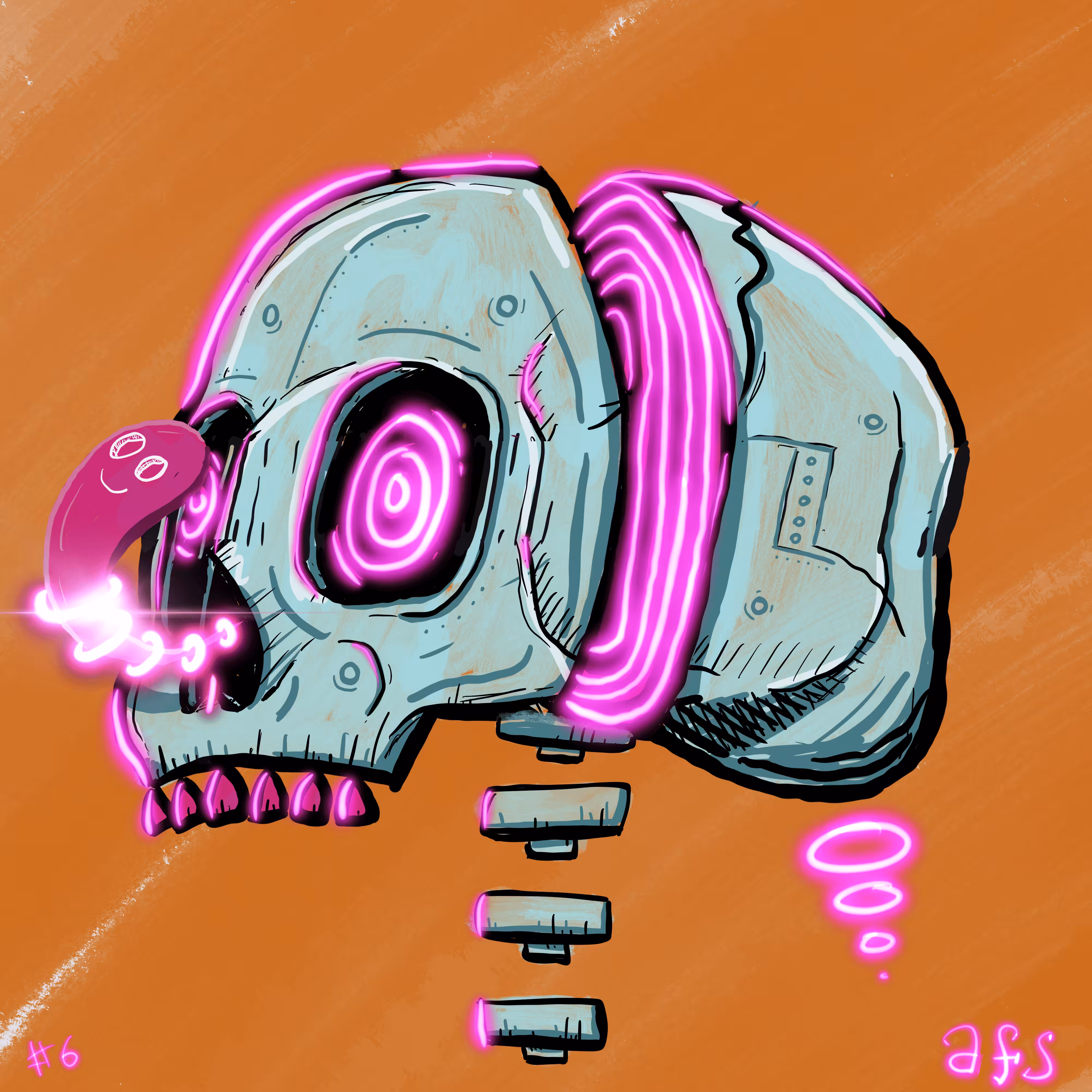 Almost Fancy Skull #6