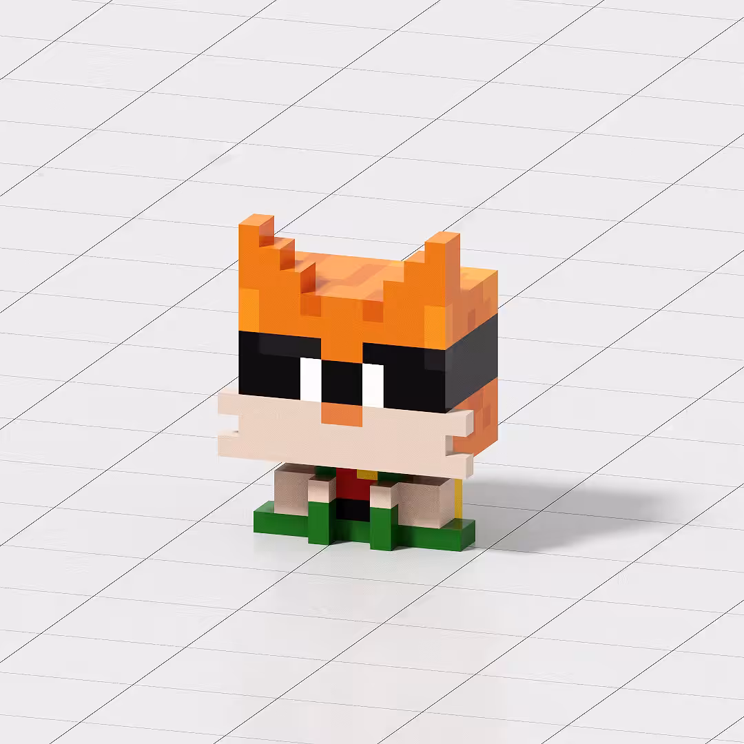 Crypto Voxel Cats #012