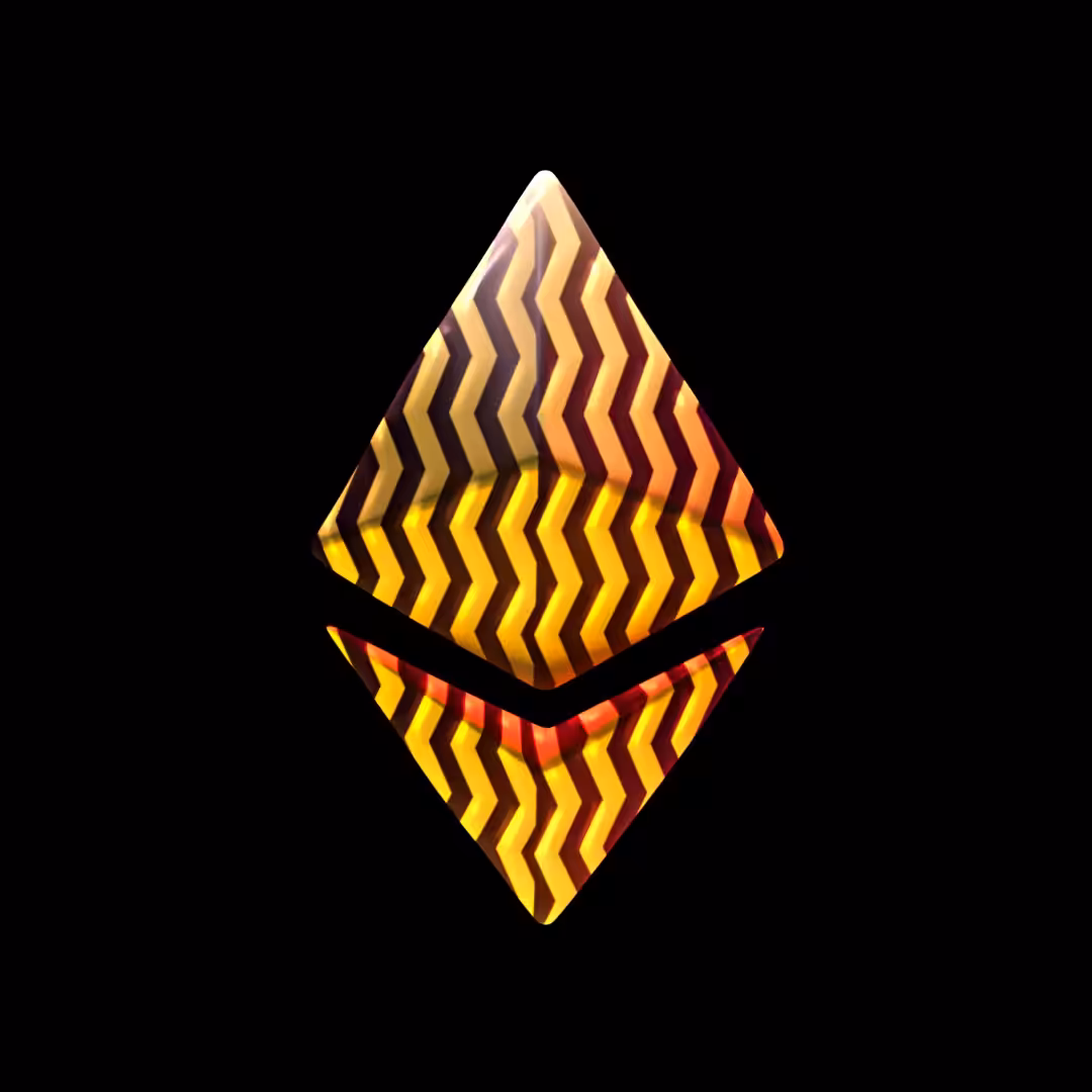 Etherium Kaleidoscope: Yellow Zigbra