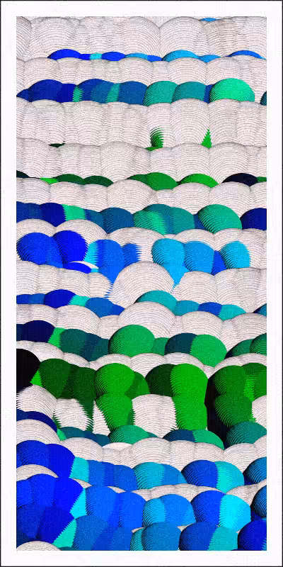 Balloon Field on Clouds #37