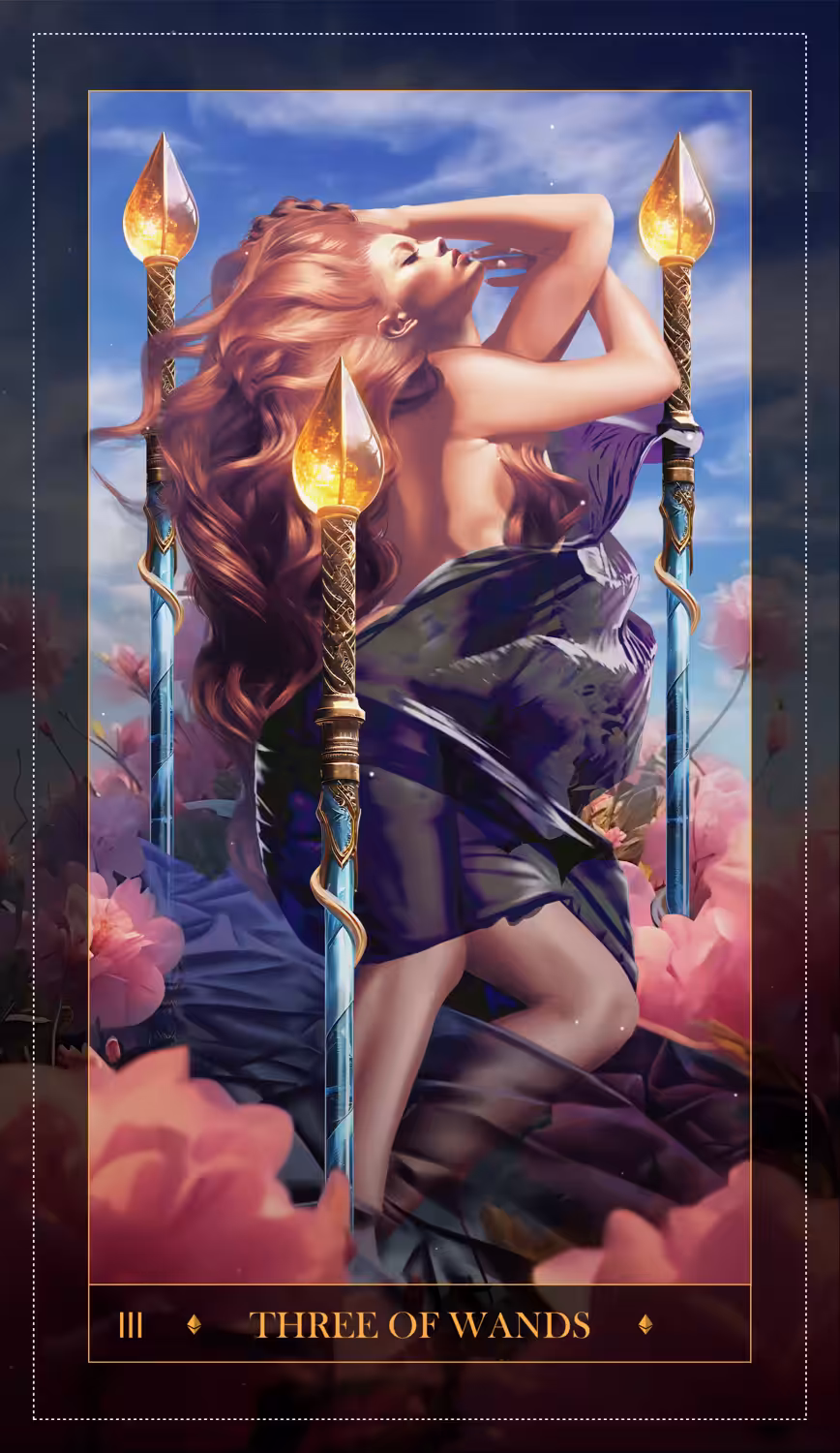 Katalina Ooma: Three of Wands