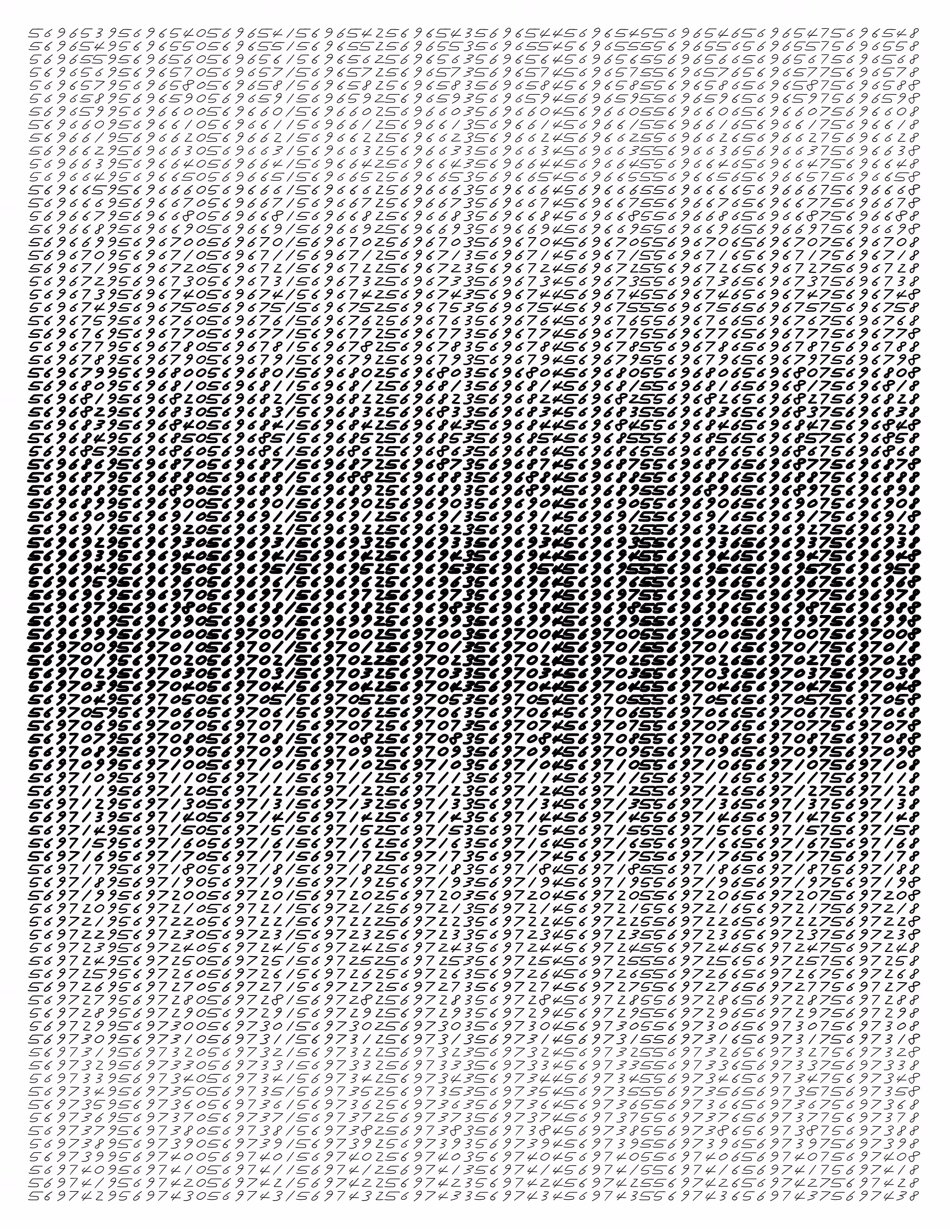 Endless (5,607,250 to Infinity) #288