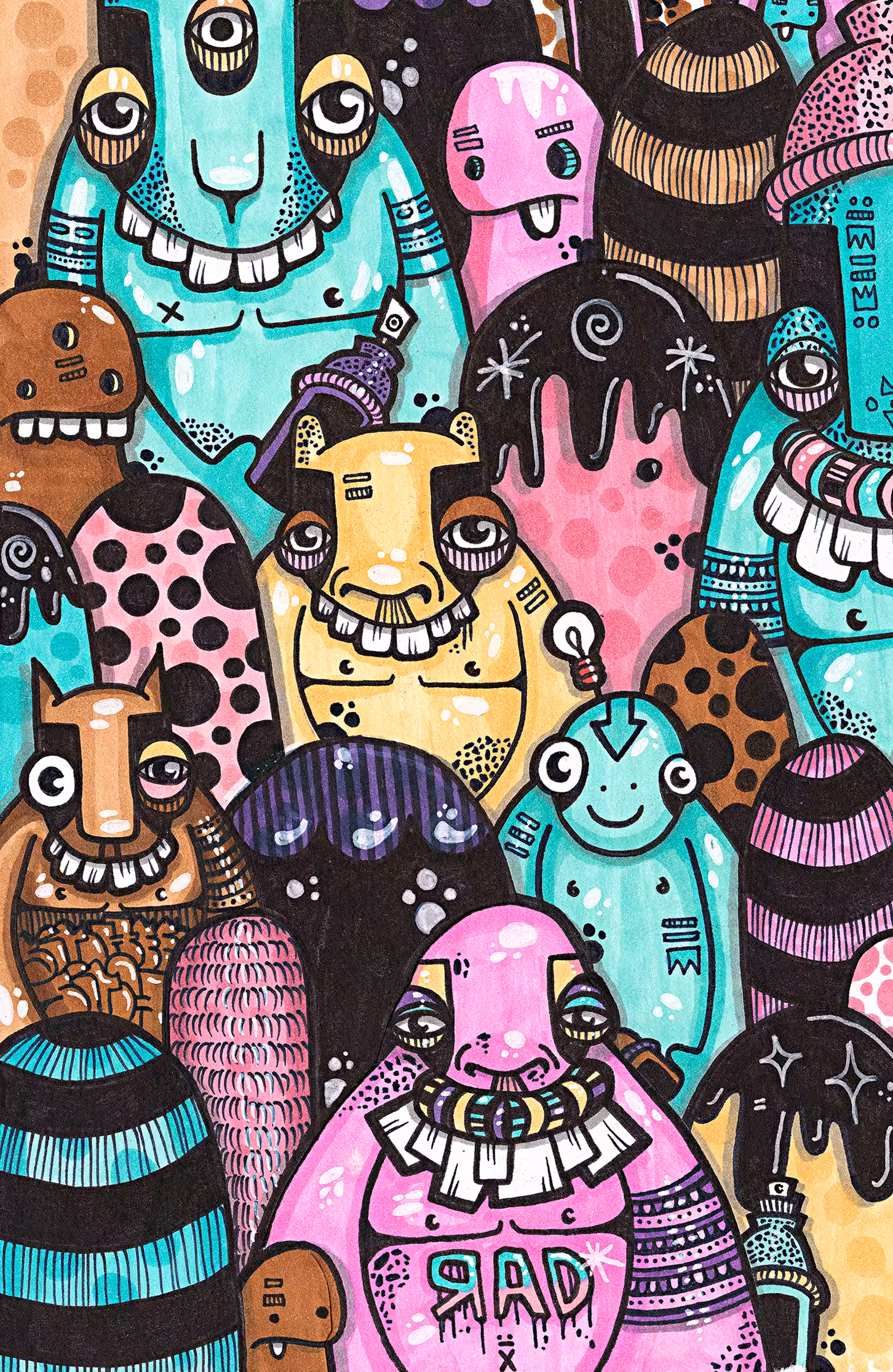 Colourful Creeps 3/4