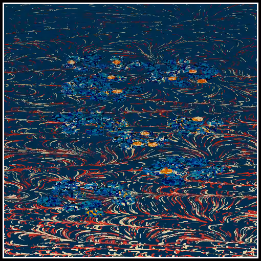 Polluted water lilies #25