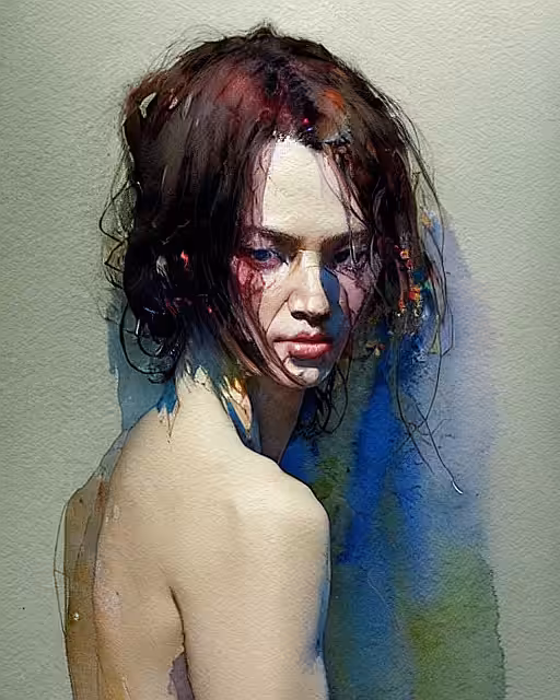 Watercolor #6 - AI Generated