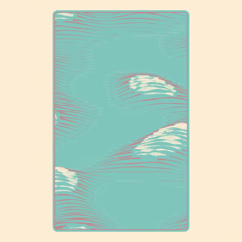 Topographic Playing Card #50