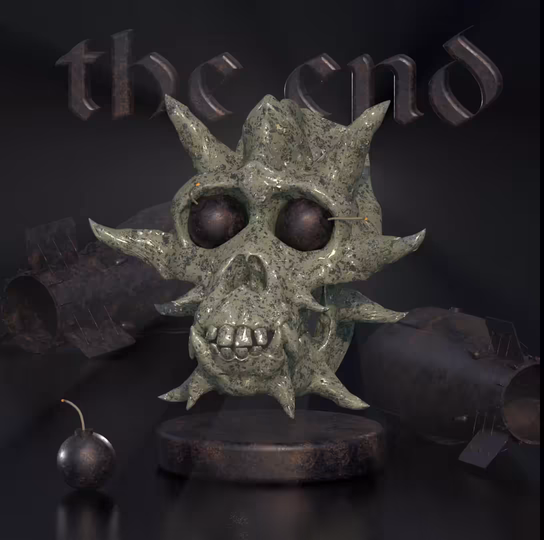 Monk Skull The end