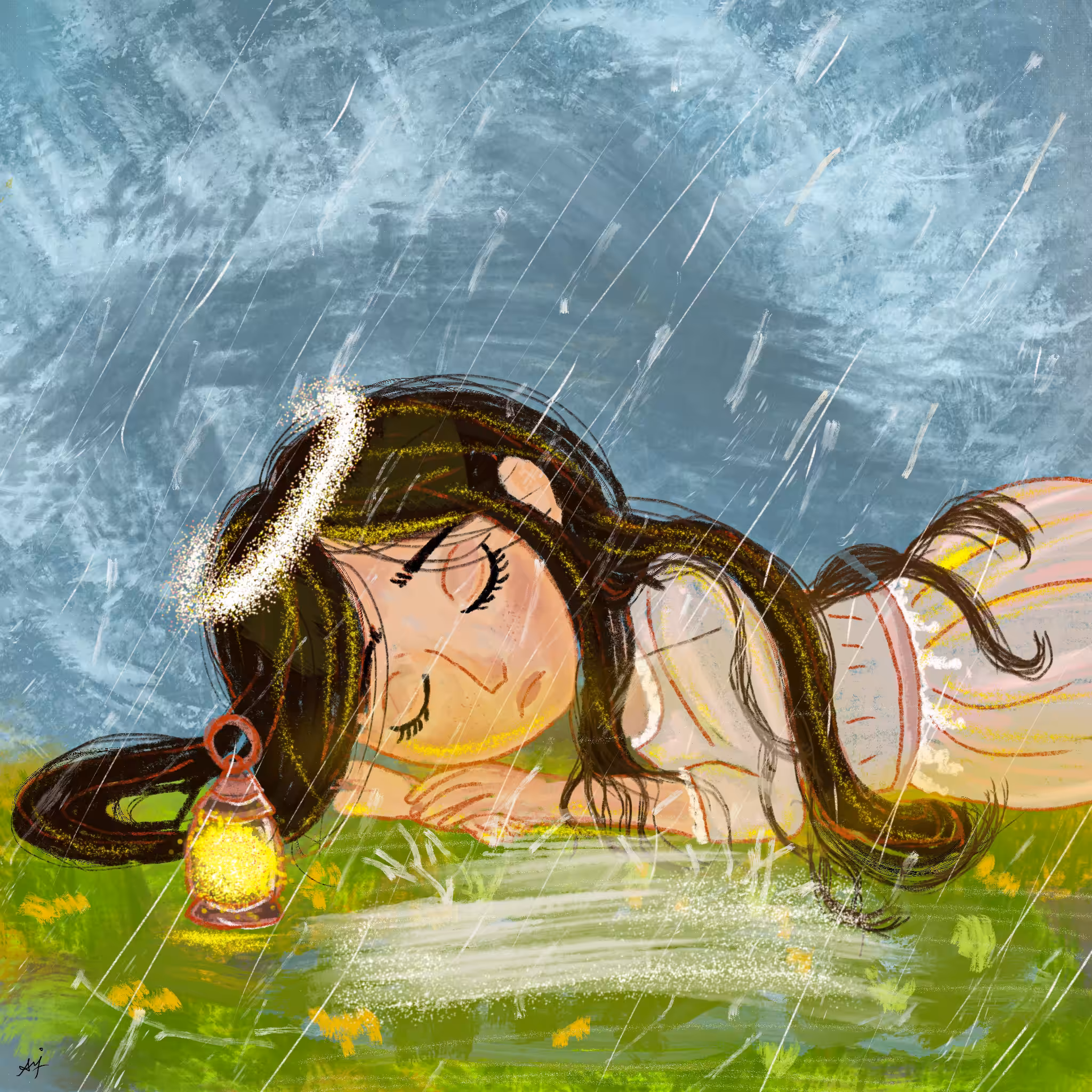 Lost in rain