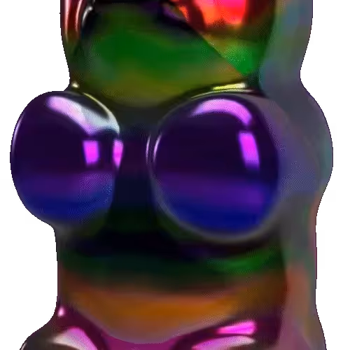 Rainbow Trip Gummy Bear #004