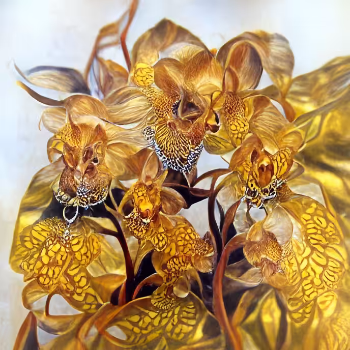 Golden Orchids