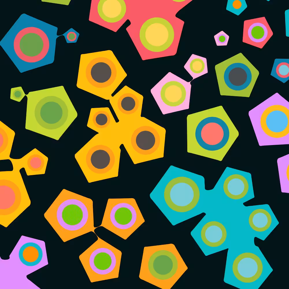 Colorful cartoon shapes(free edition) #49