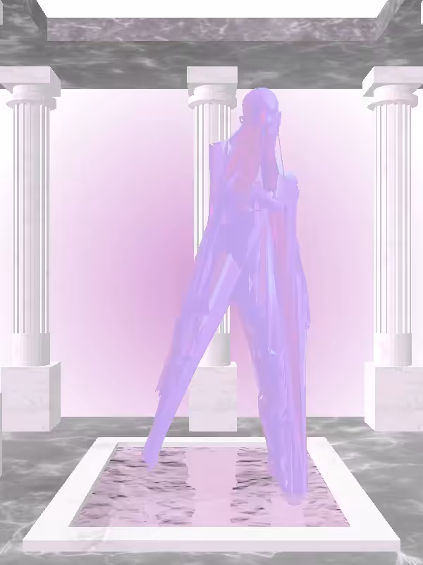 The Jazzy Bright Purple Woman #275