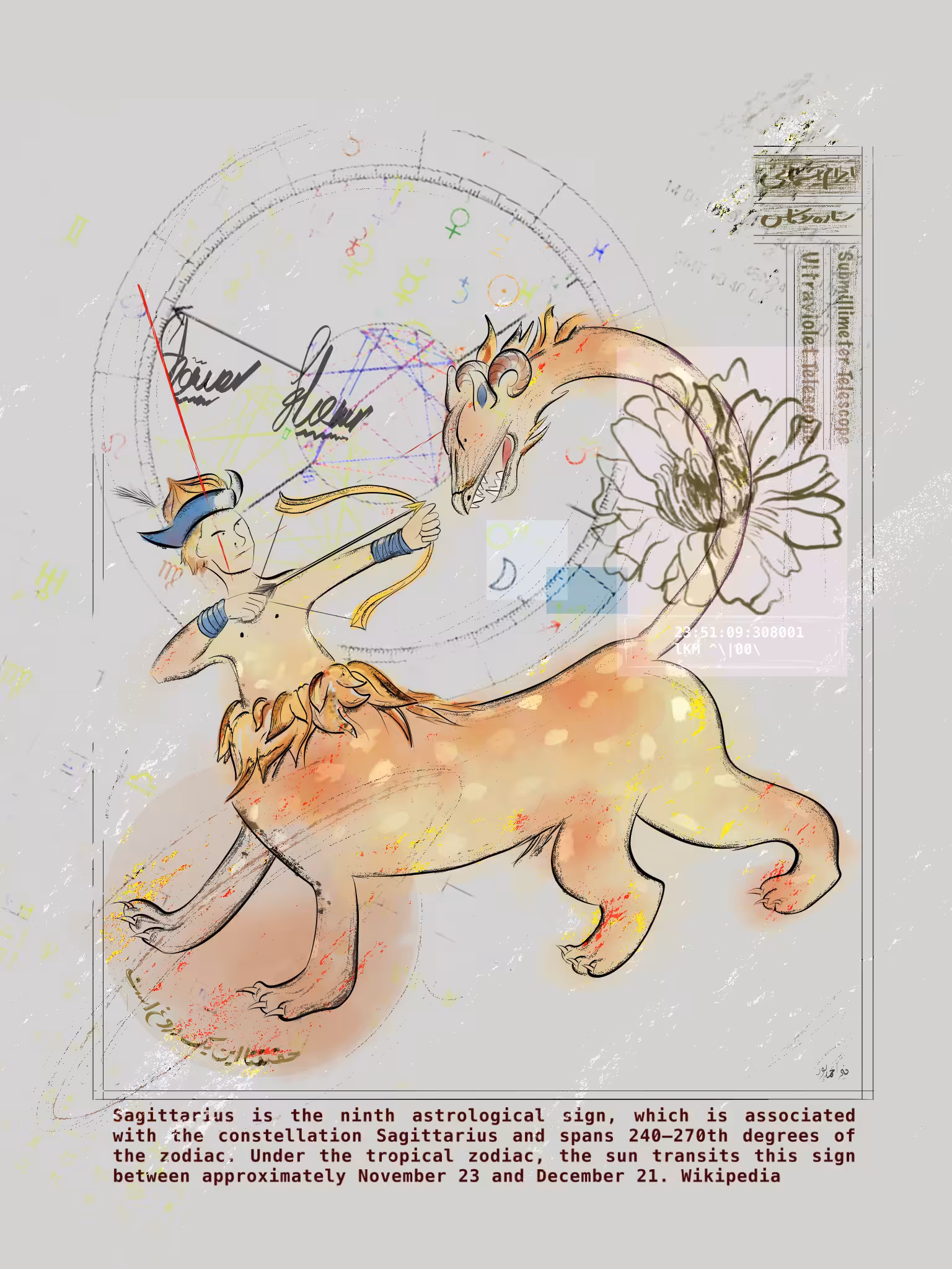 Sagittarius is the ninth astrological sign.
