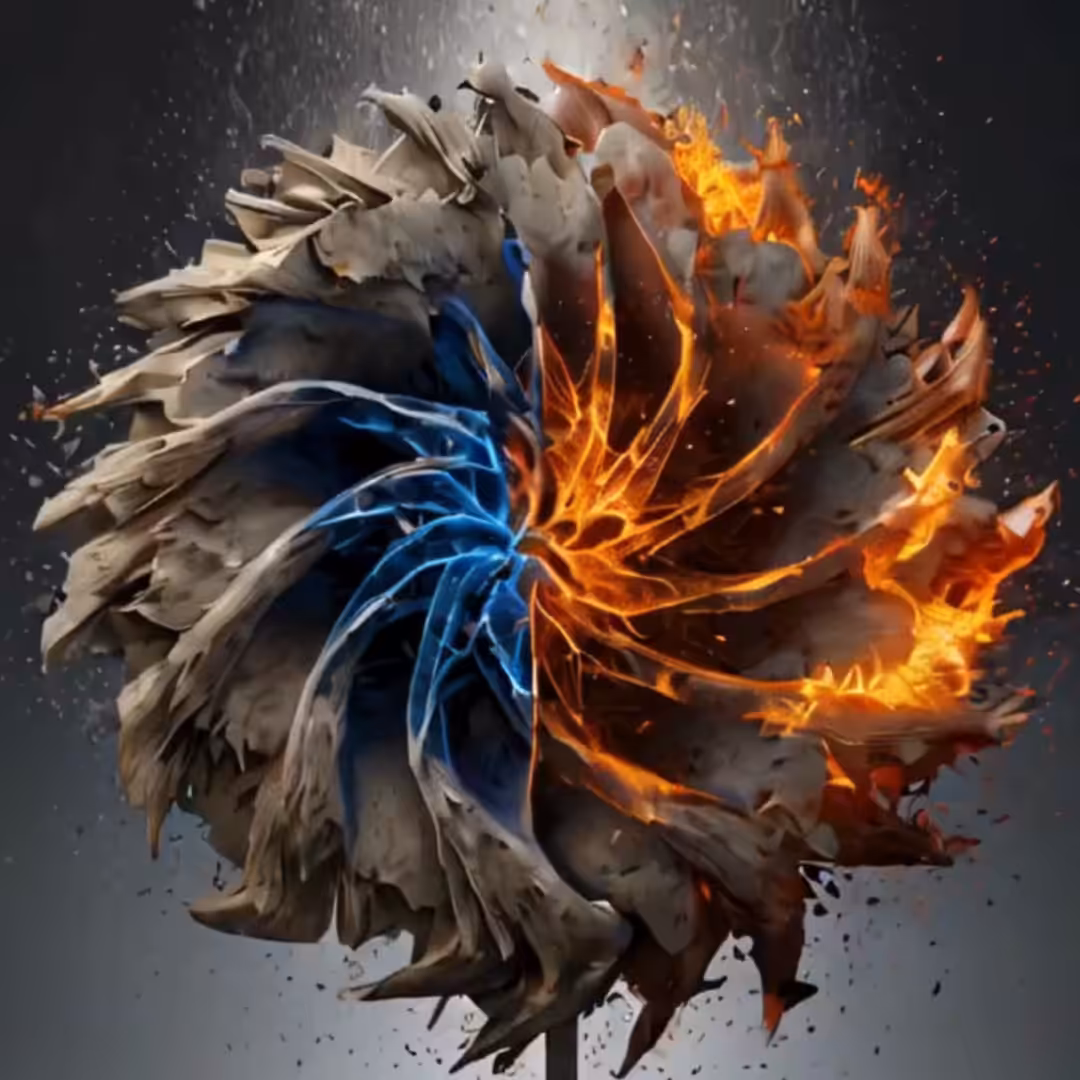 Pinwheel #156 Cosmic Fire 