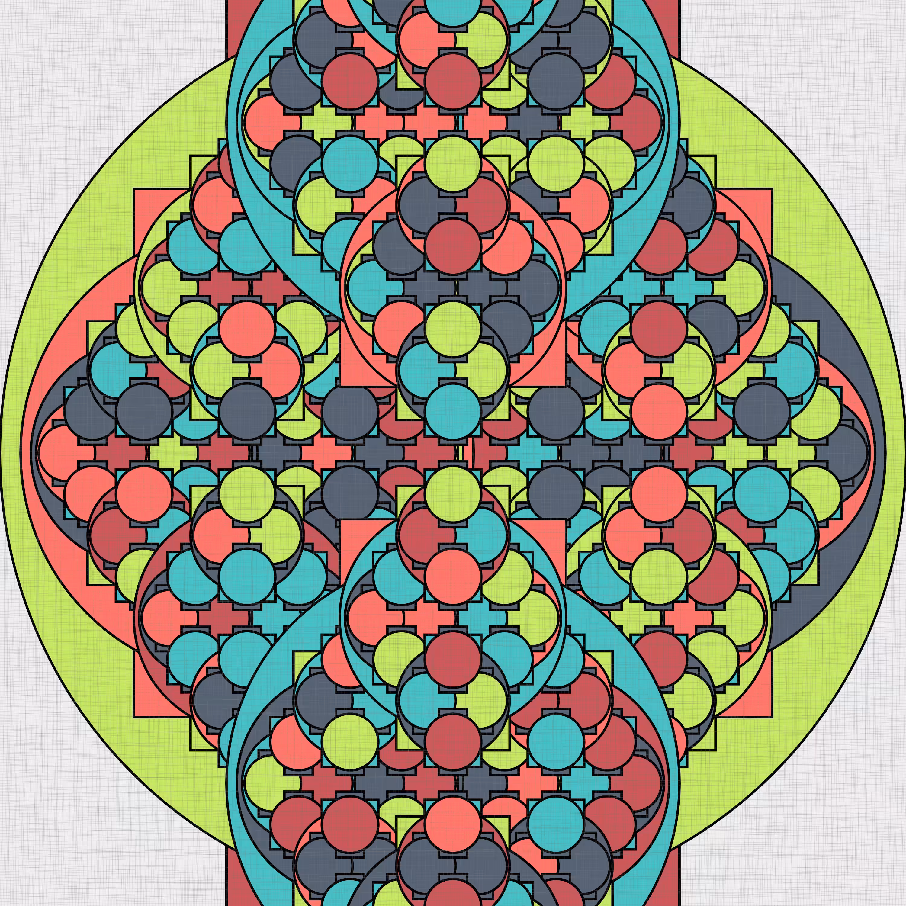 10 patterns 10 palettes #6