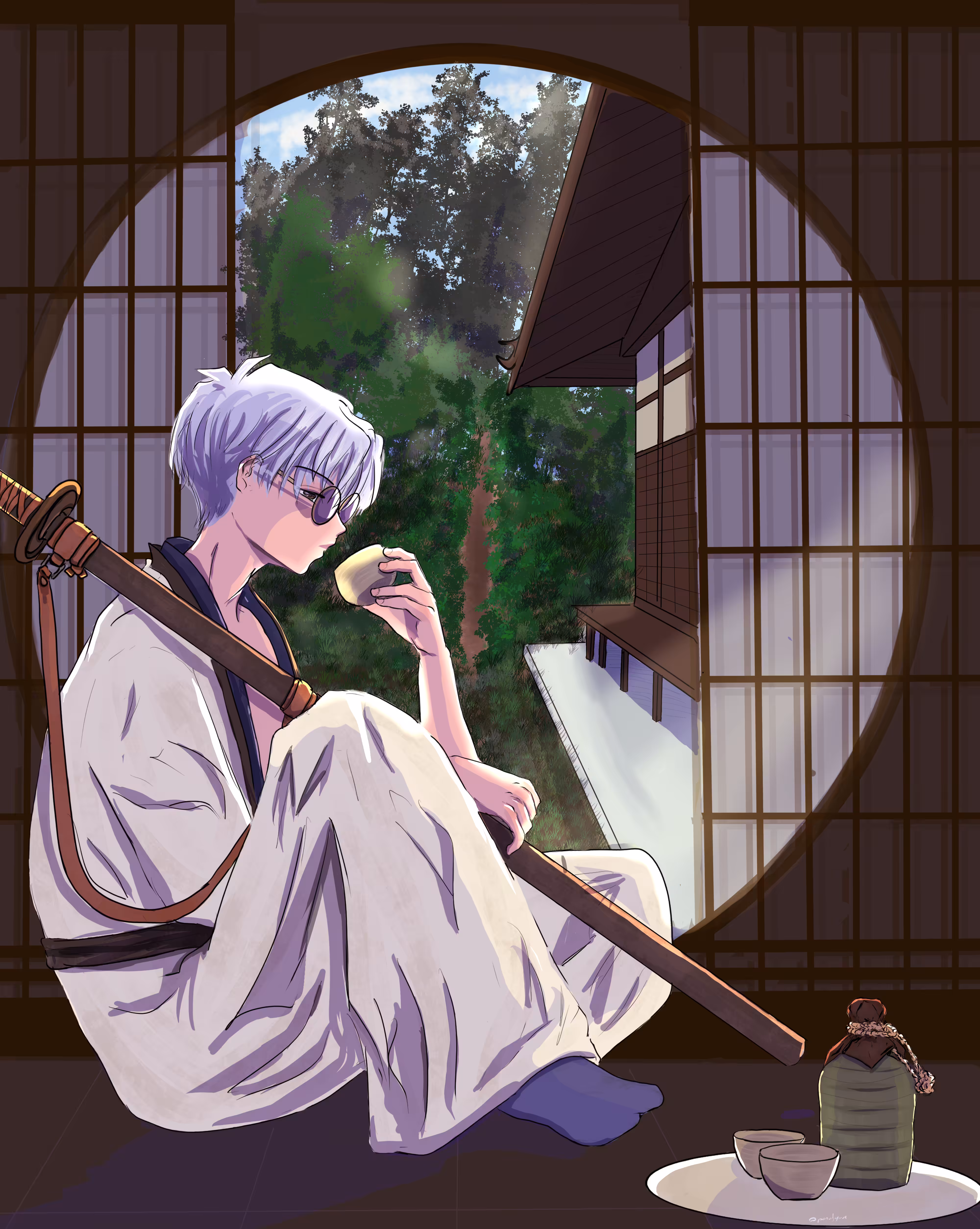warm sake