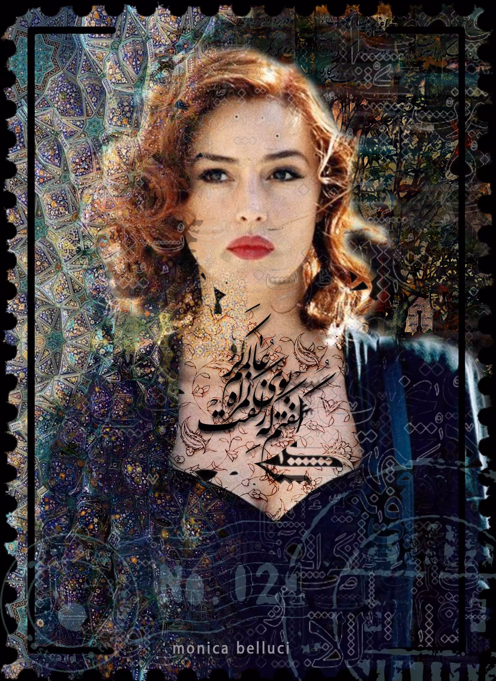 stamp collection #monica_belluci