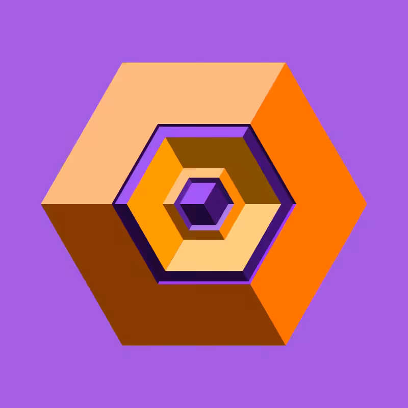 Hexagones - Art for Bots #63