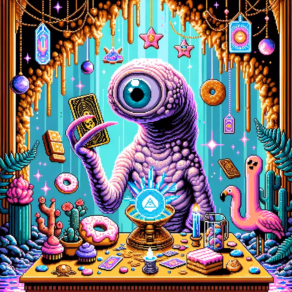 Pizza Pixel Art: Arcana Galactica