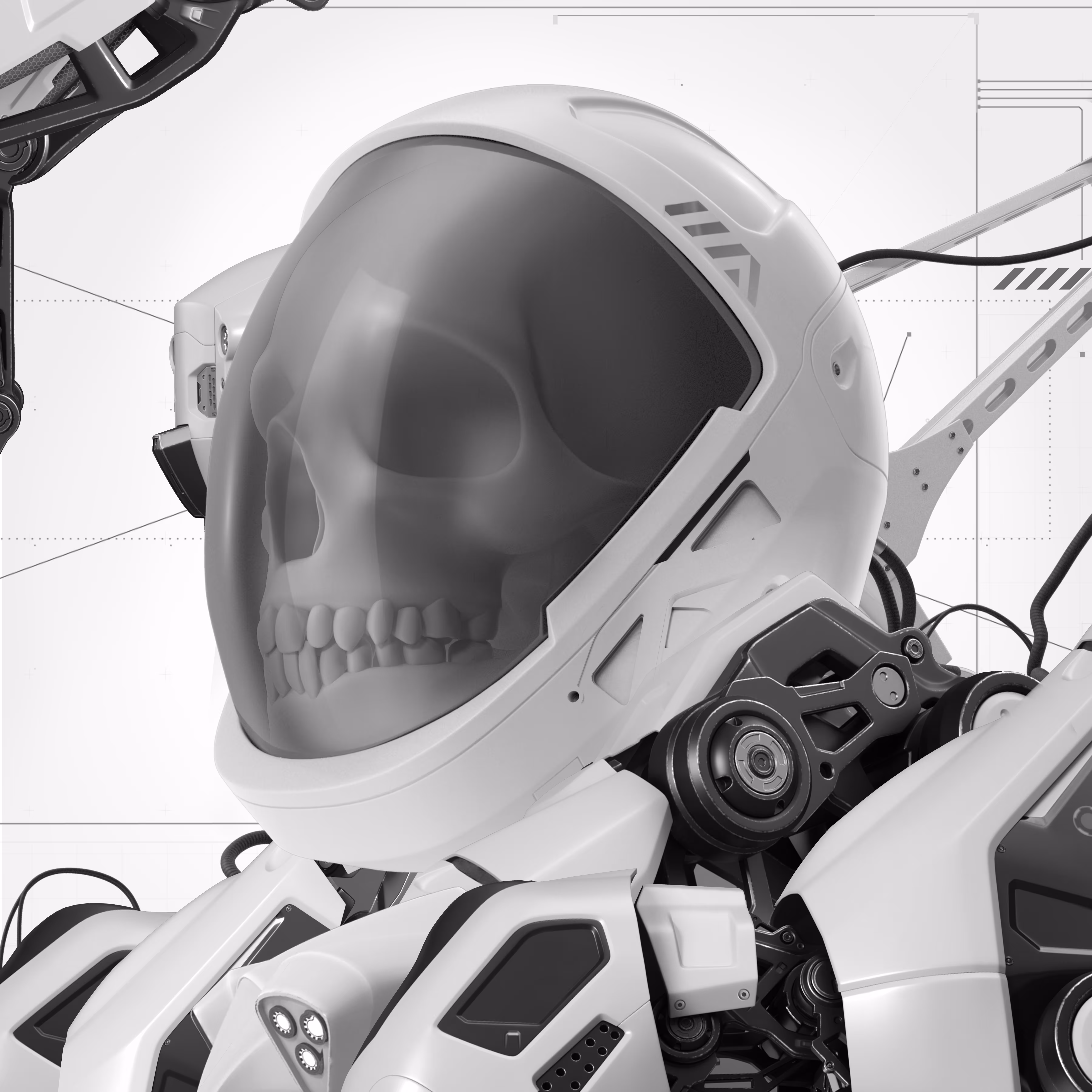 CYBER SKULL (ASTRO) 肆號 No.4