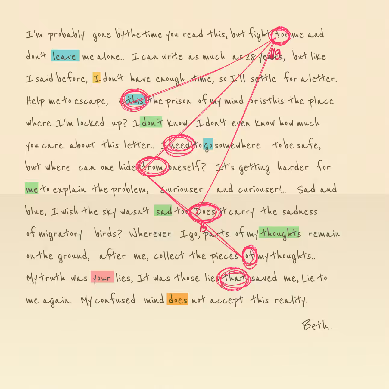 Conspiracy Theory Vol.2: a letter #68