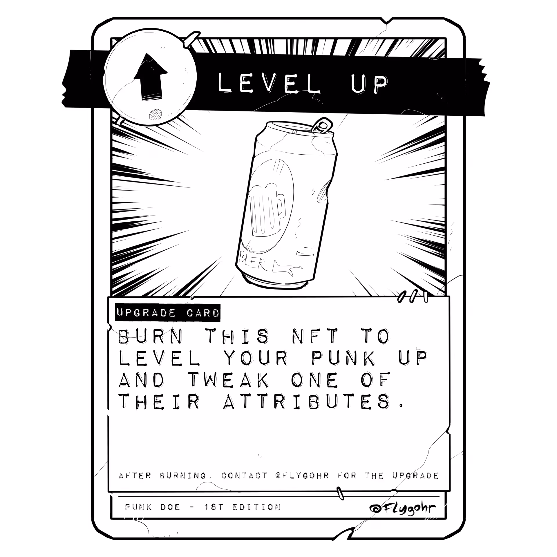 LEVEL UP | Original Upgrade Card | 1st ED.