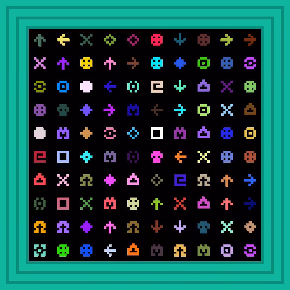 NFTs are dead :: Procedural Symbols #216/1000