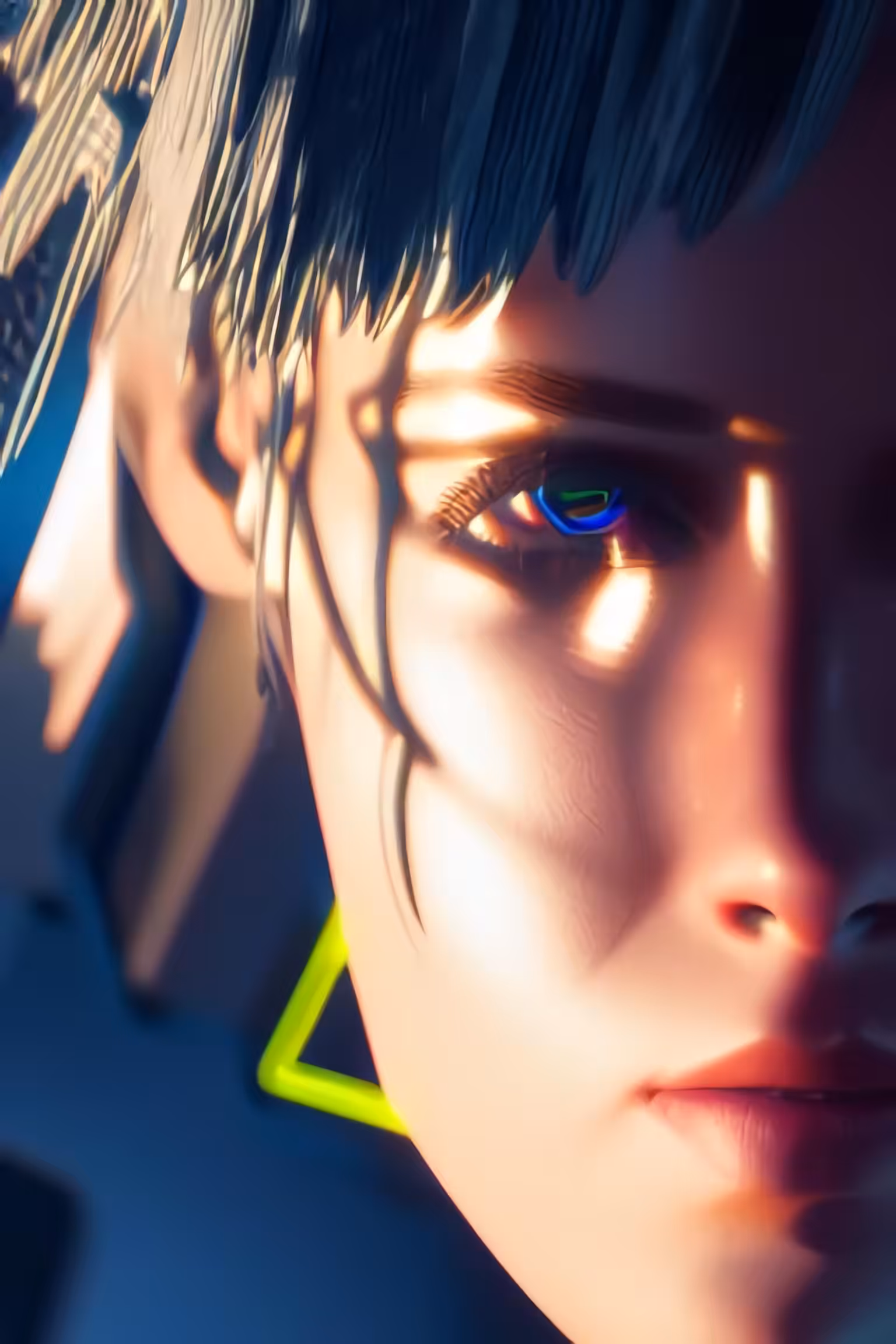 3D render of lucy from cyberpunk edgerunners