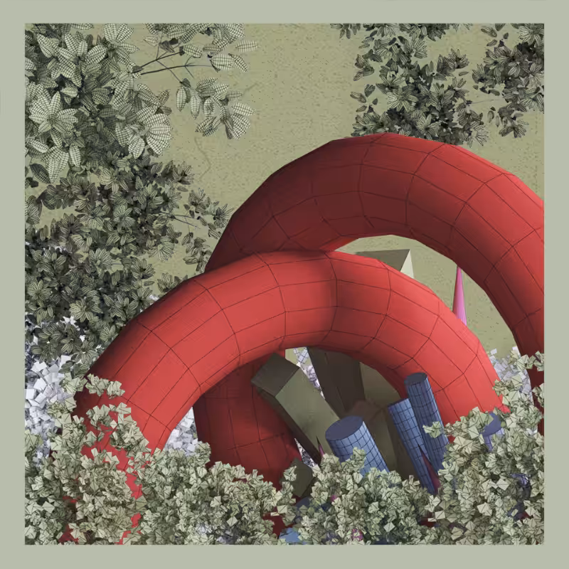 Geo-forest #3dart #33