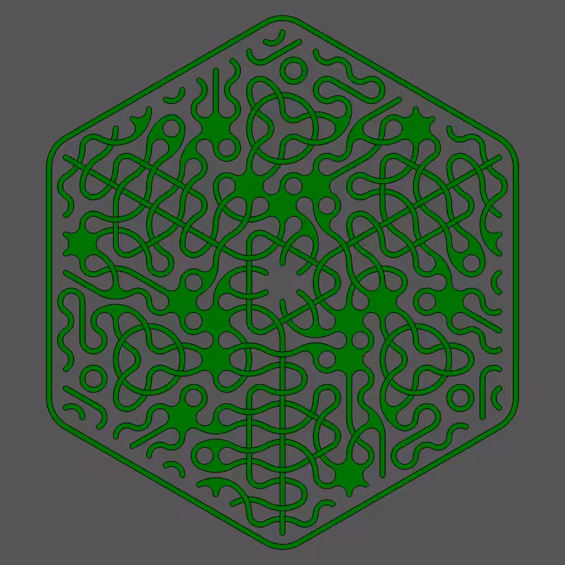 Threefold Symmetry - Dark Variations #279