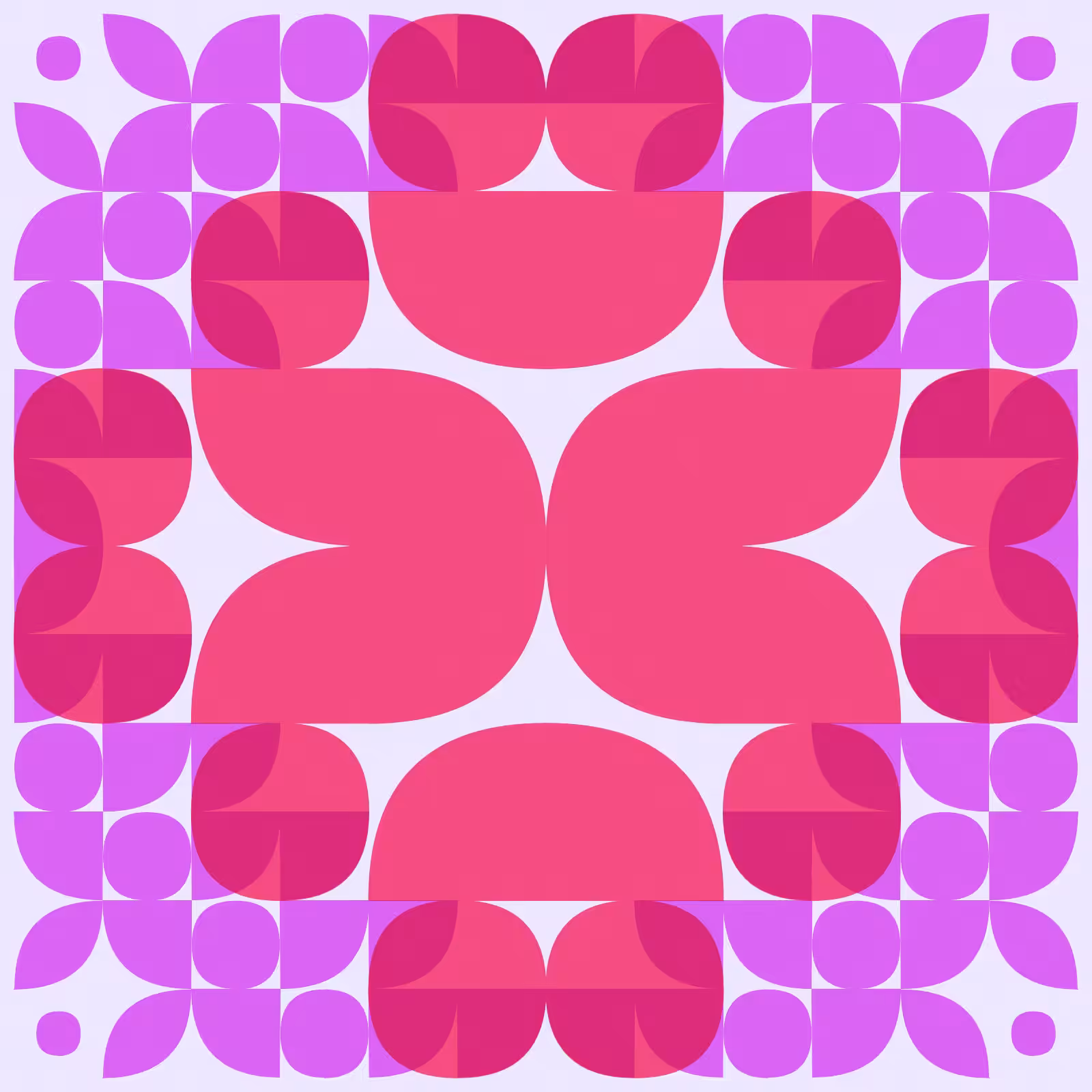 Floral tile