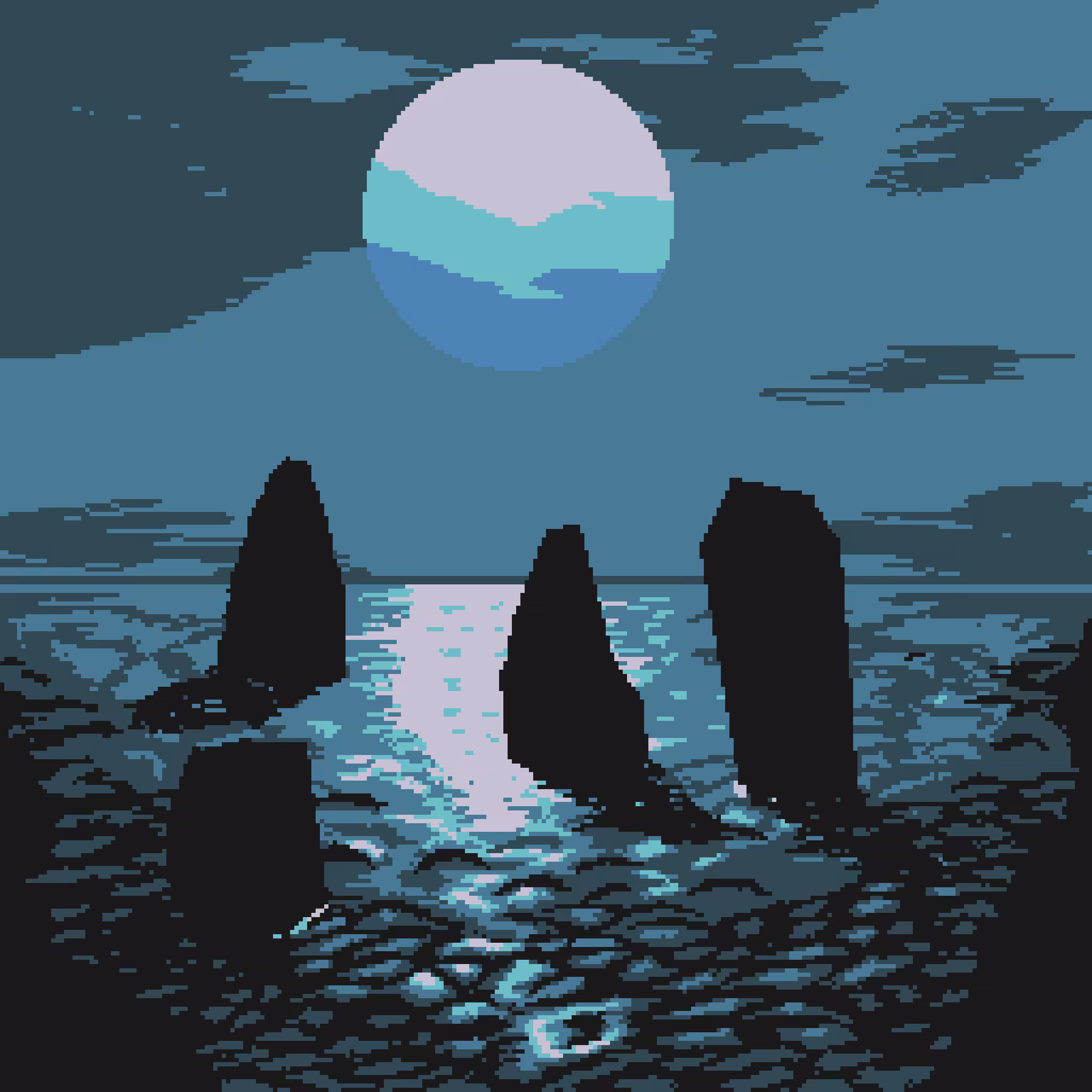 Pixel Sunset #61