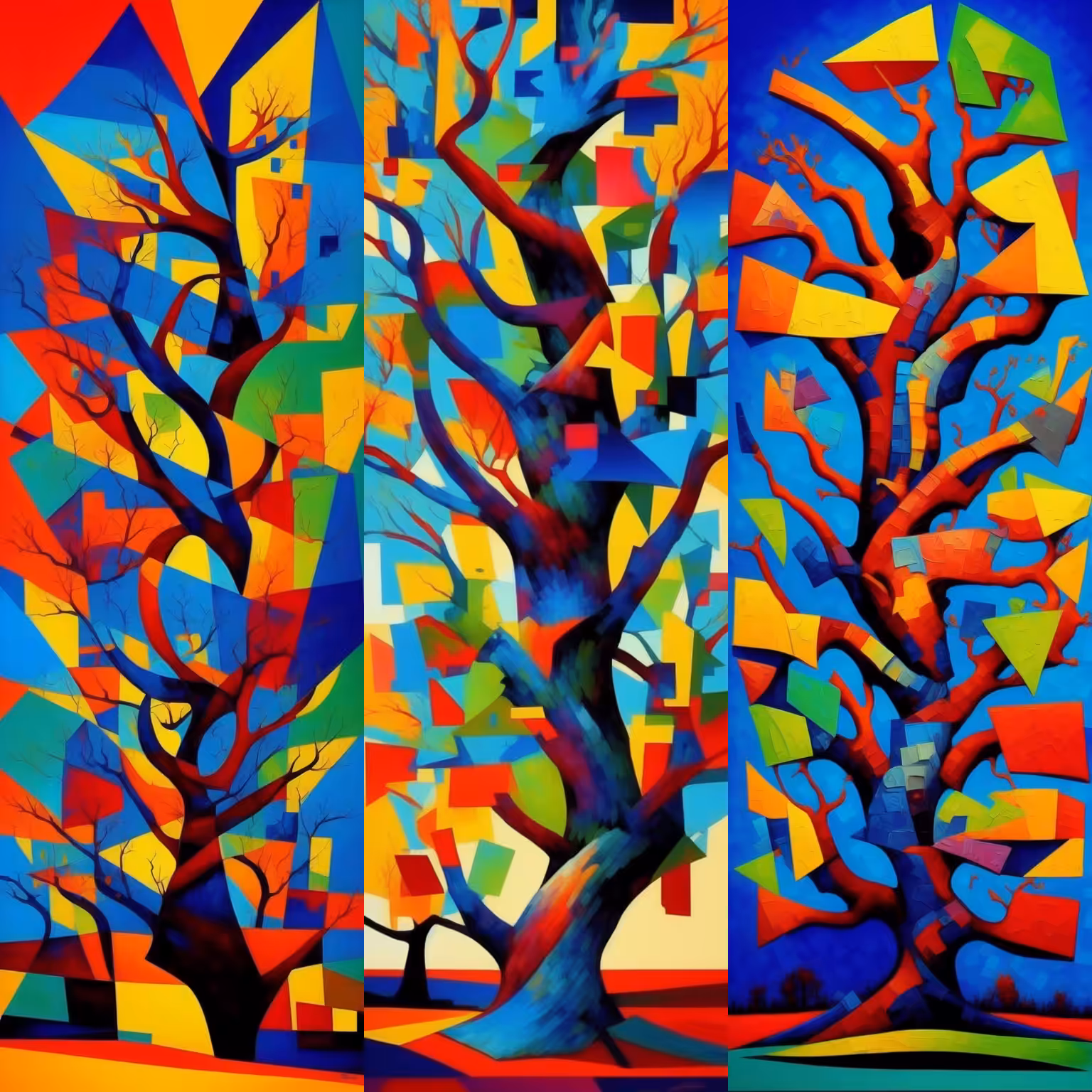 Cubism Trees #1