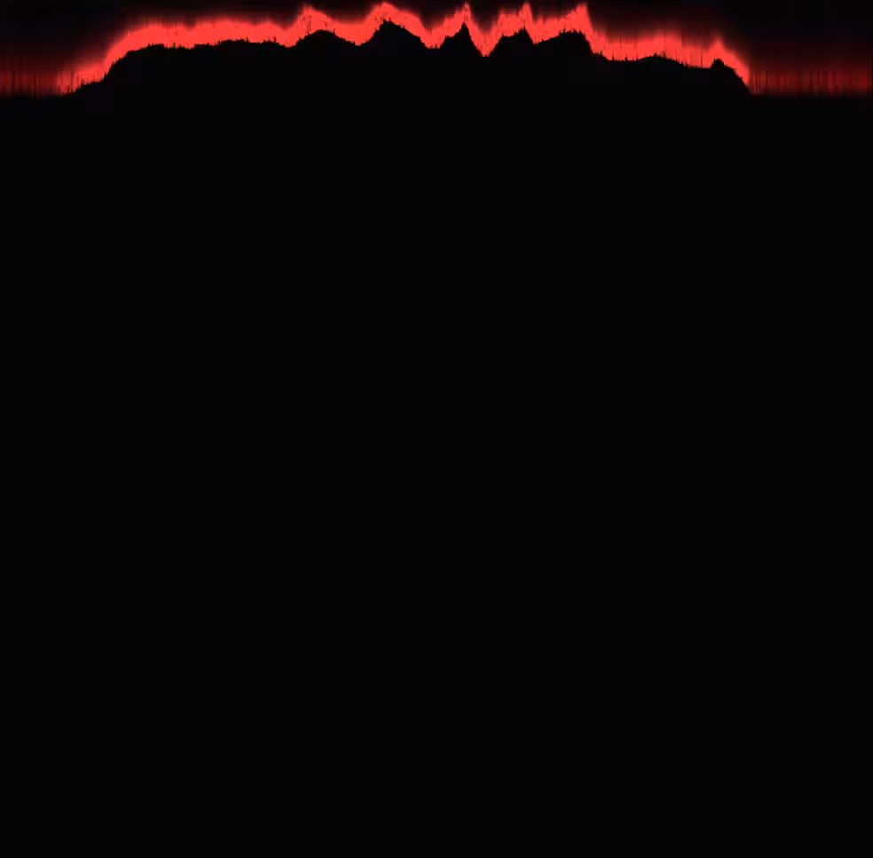 Raining Pixels #171 Red Neon, Matrix Style