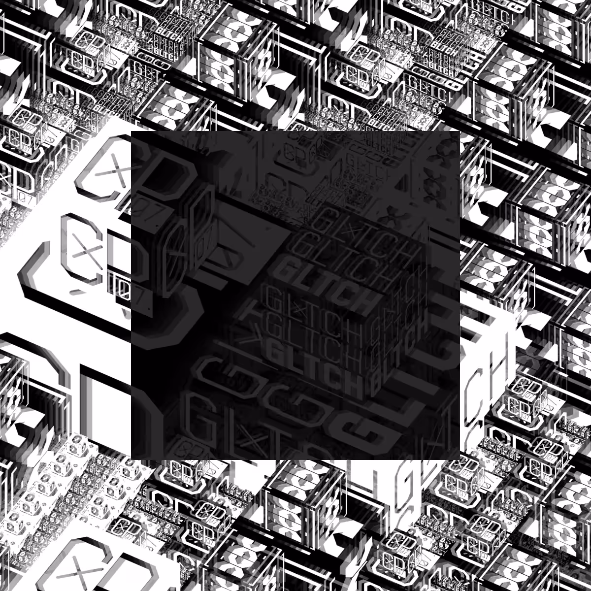 Cyberpunk Glitch Fracture rev.02